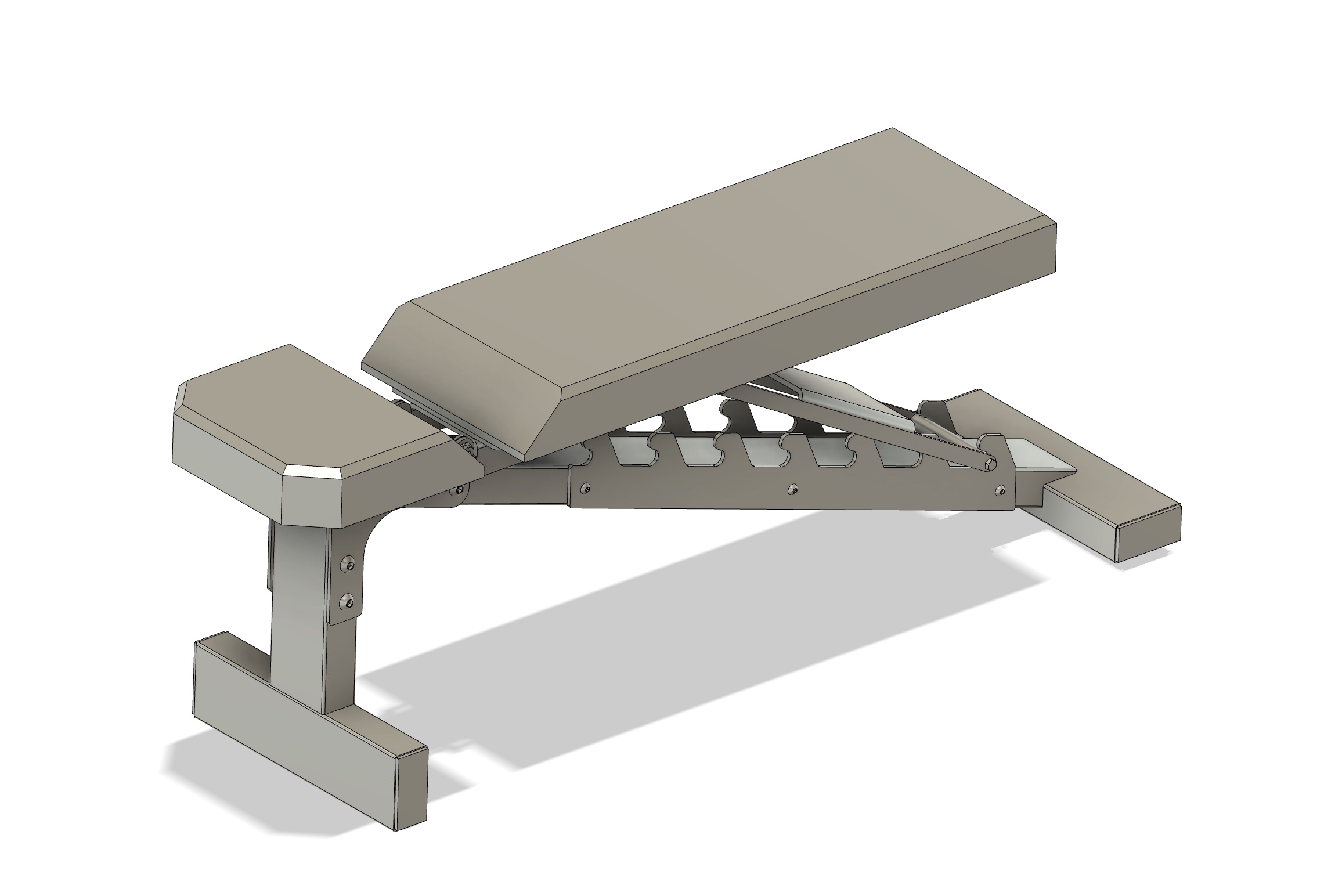 Fabricated Adjustable Bench