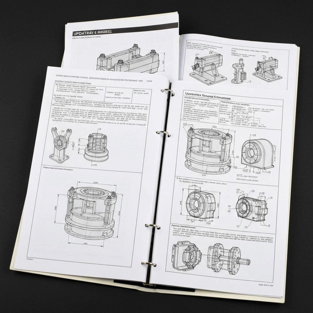 Regulatory compliance documentation with updated CAD models and technical drawings for certification